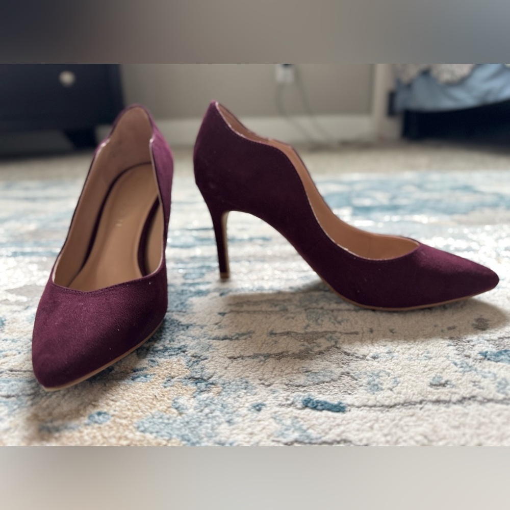 Elegant Burgundy Heels by Kelly & Katie